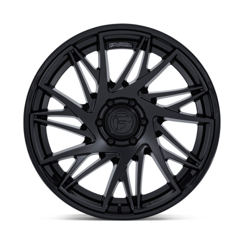 20" Fuel FC405 Dynamo Matte Black W/ Gloss Black Lip 20x10 Wheel 6x5.5 -18mm Rim Lifted Offroad Truck SUV Wheel