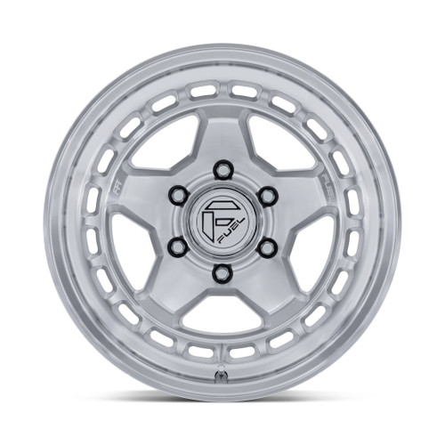17" Fuel FC894 Core Hyper Silver W/ Machined Face 17x8.5 Wheel 6x5.5 25mm Rim