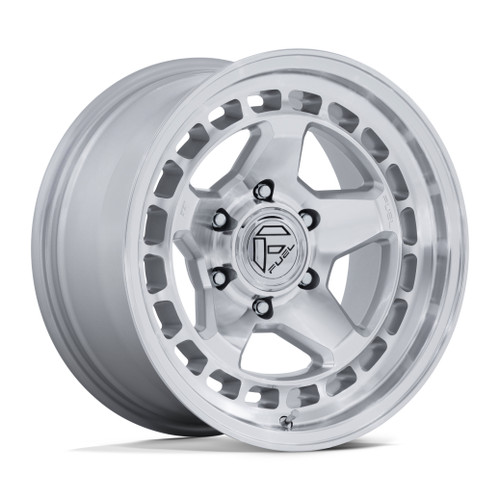 Set 4 17" Fuel FC894 Core Hyper Silver W/ Machined Face 17x8.5 6x135 -10mm Rims Offroad Truck SUV Wheels