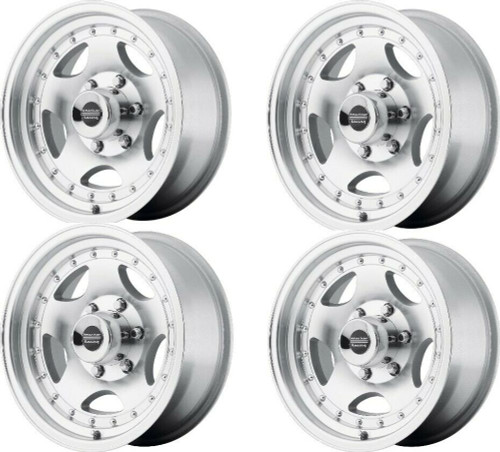 Set 4 American Racing AR23 15x8 5x5.5 Machined Wheels 15" -19mm Vintage Rims