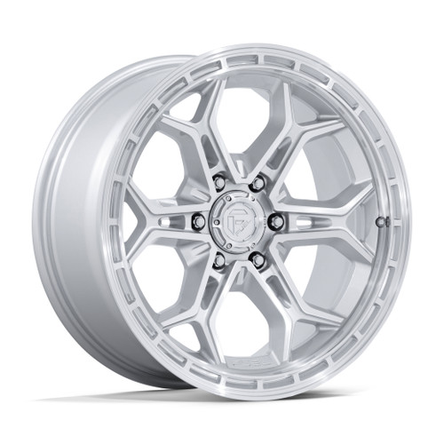 20" Fuel FC896 Heathen Gloss Silver W/ Machined Face 20x9 Wheel 6x135 1mm Rim