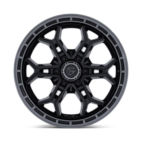 20" Fuel FC896 Heathen Gloss Black Gloss Gunmetal Lip 20x9 Wheel 6x5.5 1mm Rim