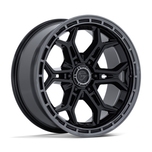 20" Fuel FC896 Heathen Gloss Black Gloss Gunmetal Lip 20x9 Wheel 6x135 20mm Rim Offroad Truck SUV Wheel