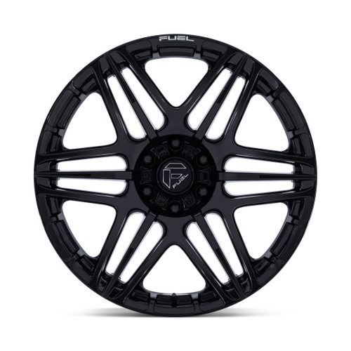 20" Fuel FC909 Weapon Gloss Black 20x10 Wheel 6x5.5 (6x139.7) -18mm Offroad Rim Lifted Truck SUV Wheel