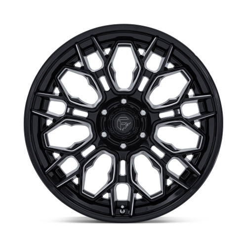 20" Fuel FC409 Hive Gloss Black Milled 20x9 Wheel 6x5.5 (6x139.7) 1mm Offroad Rim