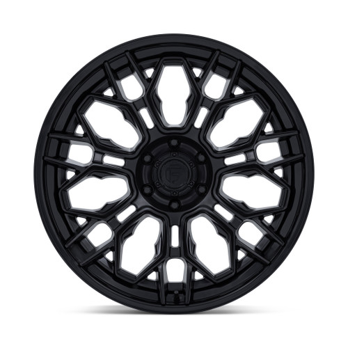 20" Fuel FC409 Hive Matte Black Gloss Black Lip 20x10 Wheel 6x5.5 -18mm Truck Rim
