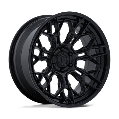22" Fuel FC409 Hive Matte Black W/ Gloss Black Lip 22x9.5 Wheel 6x135 20mm Rim
