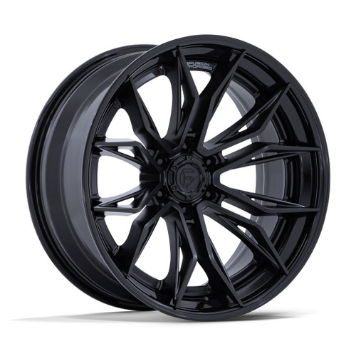 Set 4 22" Fuel FC404 Mutiny Matte Black W/ Gloss Black Lip 22x10 8x180 -18mm Rims Offroad Truck Wheels
