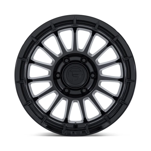 17" Fuel FC905 Ascend Matte Black Gloss Black Lip 17x9 6x5.5 (6x139.7) 1mm Wheel Offroad Truck SUV Rim