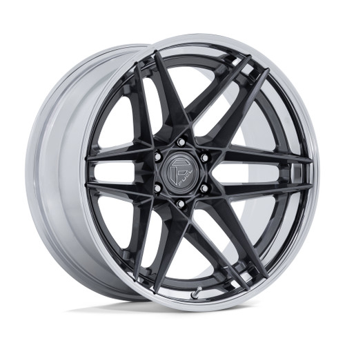 20" Fuel FC408 Flight Gloss Gunmetal Chrome Lip 20x9 Wheel 6x135 1mm Offroad Rim Truck SUV Wheel