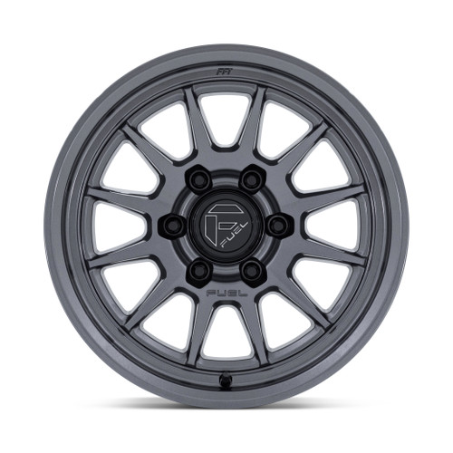 17" Fuel FC902 Spur Gloss Gunmetal 17x8.5 Wheel 6x5.5 (6x139.7) 25mm Offroad Rim Truck SUV Wheel