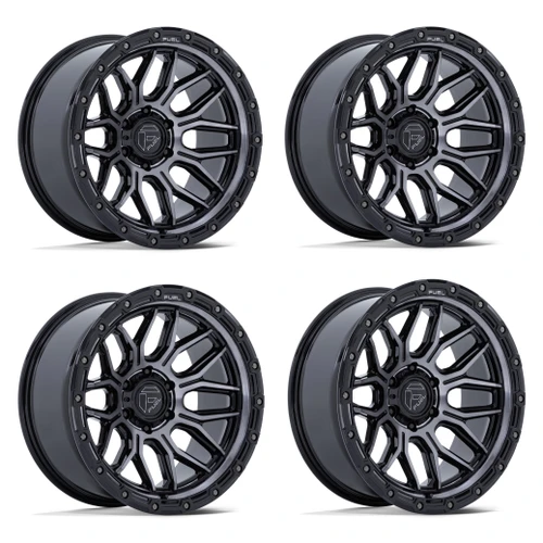 Set 4 18" Fuel FC881 Surge Gloss Black Machined GTCC 18x9 Wheels 6x135 1mm Rims Offroad Truck SUV Wheels