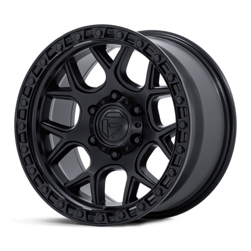 20" Fuel FC908 Puma Matte Black Gloss Black Lip 20x9 Wheel 5x5 (5x127) 1mm Rim