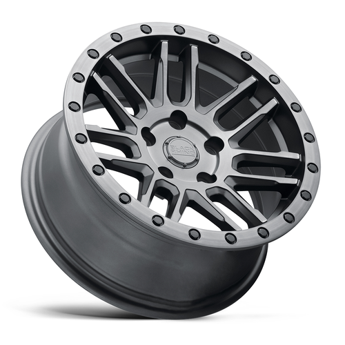 Black Rhino Arches 15x7 5x100 Matte Brushed Gunmetal Black Bolts Wheel 15" 15mm