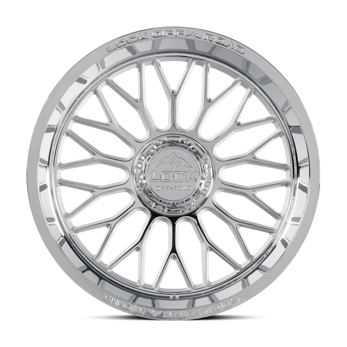 22" Lock X-Treme Rampage Chrome 22x12 Wheel 6x135 6x5.5 (6x139.7) 44mm Truck Rim