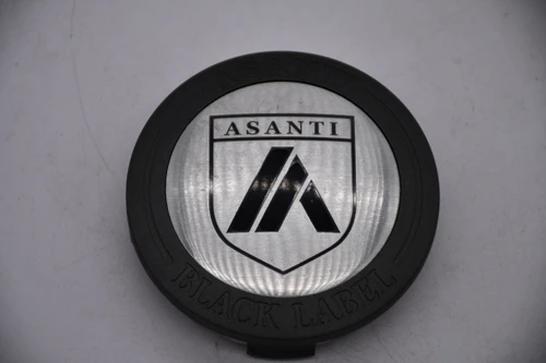 Asanti Black Label 1534G01 Anthracite Wheel Center Cap – Replacement Cap with Chrome Black Label Logo