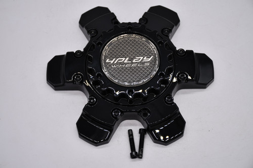 4Play Gloss Black Wheel Center Cap Hub Cap MCD8476YA01AC 7" 6 Lug
