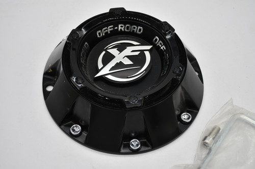 XF Matte Black Wheel Center Cap Hub Cap C276L82S-FB 7.25" XF-204 XF-219 17/18 5/6 & XF212 20" 5/6