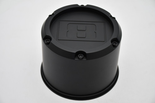 Level 8 Matte Black Wheel Center Cap Hub Cap CCL8HLR170180MB 5.5" Fits 8 Lug Push Thru 5.15" Center