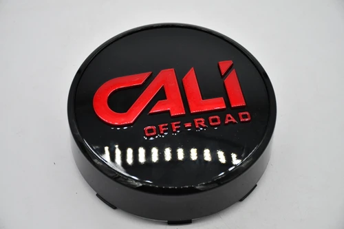 Cali Offroad Gloss Black / Red Wheel Center Cap Hub Cap C109110BR05 5.25" 8 Lug Cali Summit 8 Lug