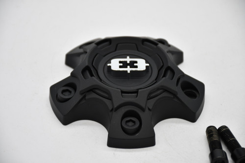 Vision Satin Black Wheel Center Cap Hub Cap C404SB-44V 4" 349 Savage 5x100 5x110 5x108 5x112