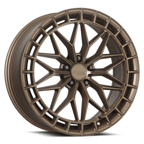 18" Katana Racing KR12 Matte Bronze Wheel 18x8 5x4.25 (5x108) 40mm Racing Rim
