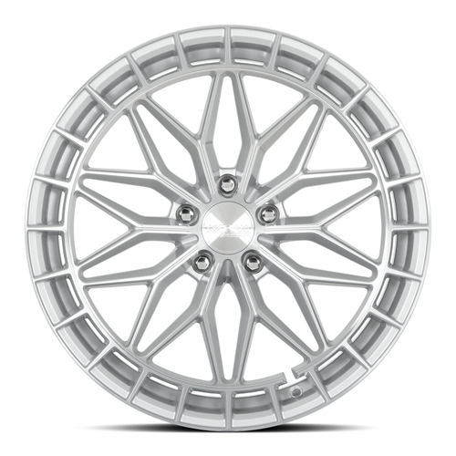 18" Katana Racing KR12 Glossy Silver Wheel 18x8 5x100 40mm Racing Rim