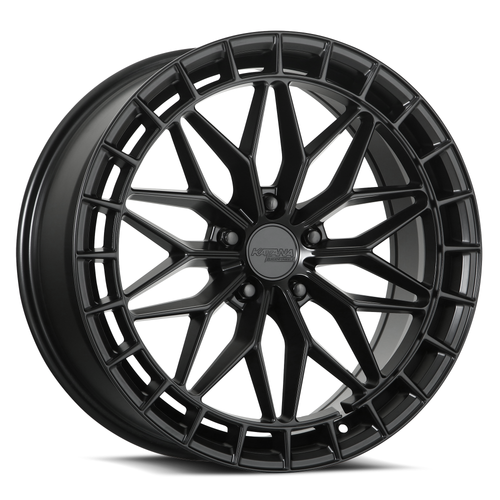 18" Katana Racing KR12 Matte Black Wheel 18x8 5x100 40mm Racing Rim