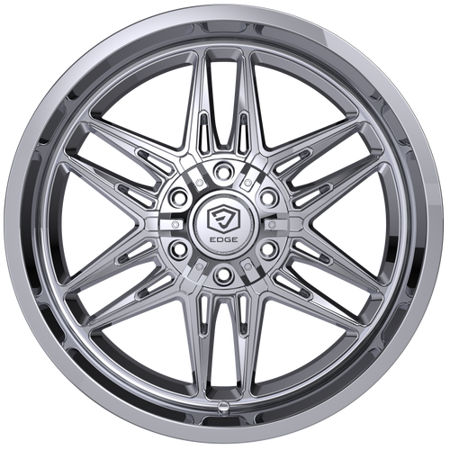 20" Edge Off Road 303C Chrome Plated Wheel 20x9 5x5 5x5.5 0mm Offroad Truck Rim