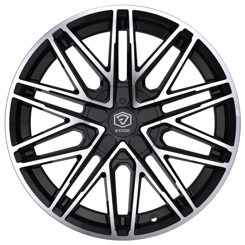 17" Edge Street 352MB Gloss Black Machined Face Wheel 17x7.5 5x4.5 5x120 40mm Rim