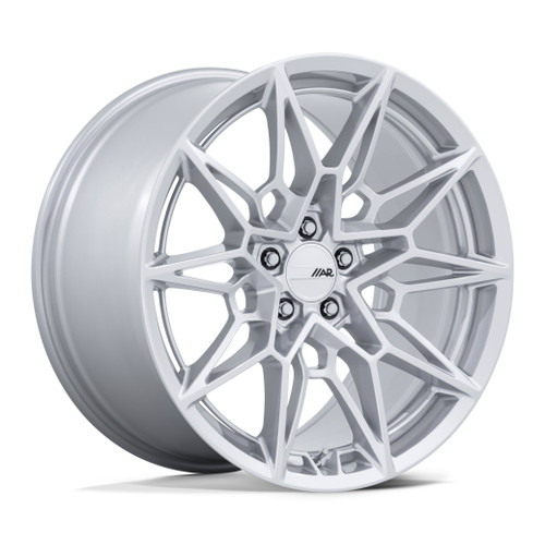 20" American Racing AR955 Stampede Gloss Silver 20x10 5x4.5 (5x114.3) 35mm Wheel