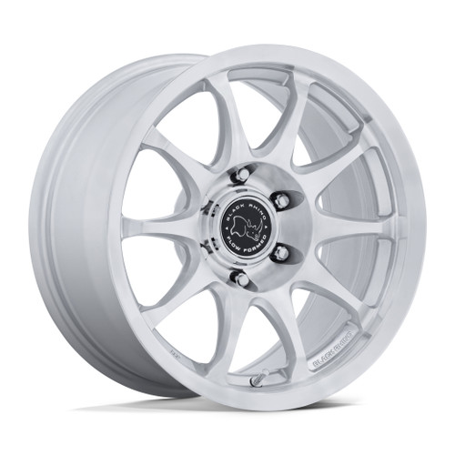 17" Black Rhino BR038 Ronin Silver W/ Machined Face 17x8.5 Wheel 6x5.5 0mm Rim