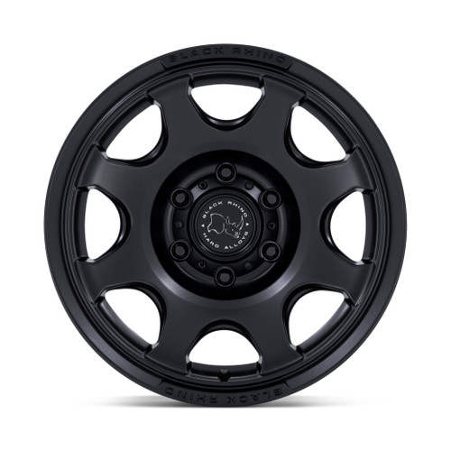 17" Black Rhino BR037 Tembo Matte Black 17x8.5 Wheel 6x5.5 (6x139.7) 0mm Rim