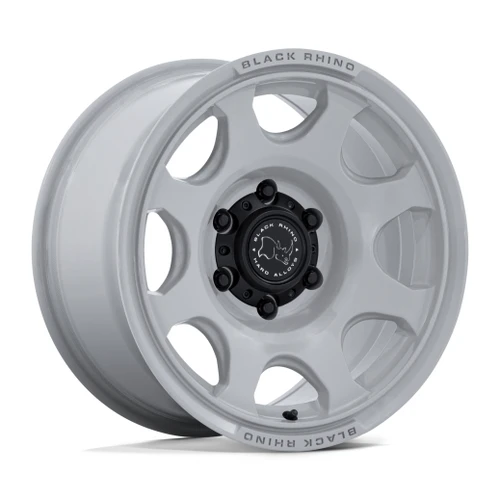 Set 4 17" Black Rhino Hard Alloys BR037 Tembo Grayspace 17x8.5 6x135 0mm Wheels Offroad Truck SUV Rims