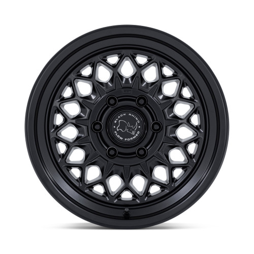 17" Black Rhino BR034 Graz Matte Black 17x8.5 Wheel 6x5.5 (6x139.7) 0mm Rim