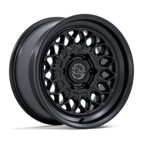 17" Black Rhino Hard Alloys BR034 Graz Matte Black 17x8.5 Wheel 6x135 0mm Rim