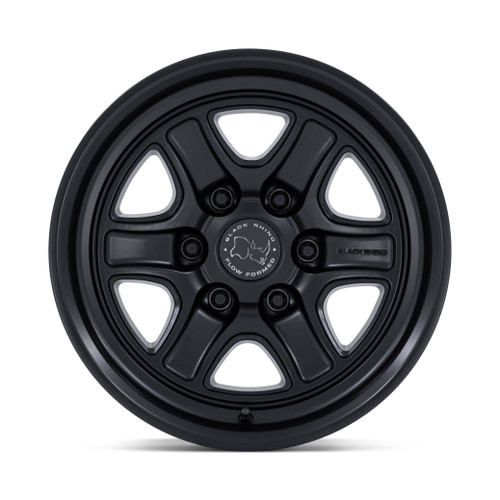 18" Black Rhino Hard Alloys BR032 Echo Matte Black 18x9 6x5.5 (6x139.7) 12mm Rim Offroad Truck SUV Wheel