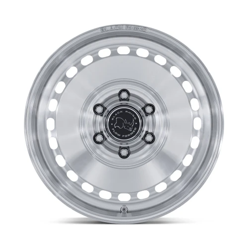 17" Black Rhino BR036 Basin Gloss Silver W/ Machined Face 17x8.5 6x5.5 0mm Wheel