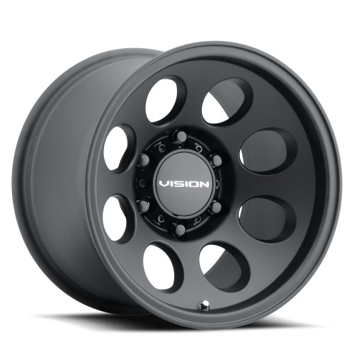 Set 4 20" Vision 56 Midway Satin Black 20x9 Wheels 6x135 0mm Offroad Truck Rims