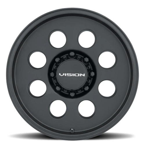 20" Vision 56 Midway Satin Black 20x12 Wheel 6x5.5 (6x139.7) -44mm Truck SUV Rim