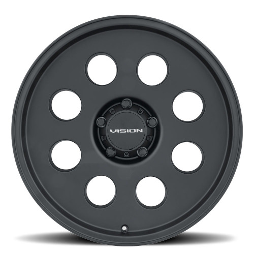 20" Vision 56 Midway Satin Black 20x12 Wheel 5x5 (5x127) -44mm Offroad Truck Rim