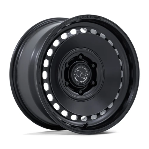 Set 4 17" Black Rhino Hard Alloys BR036 Basin Matte Black 17x8.5 6x135 0mm Rims Offroad Truck SUV Wheels