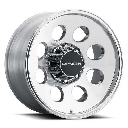 Set 4 16" Vision 56 Midway Polished 16x8 Wheels 8x6.5 (8x165.1) 0mm Truck Rims