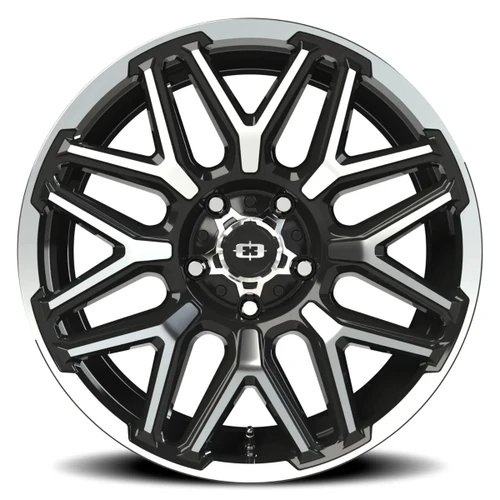 20" Vision 305 Rekluse Gloss Black Machined Face and Lip 20x9 5x5.5 12mm Wheel