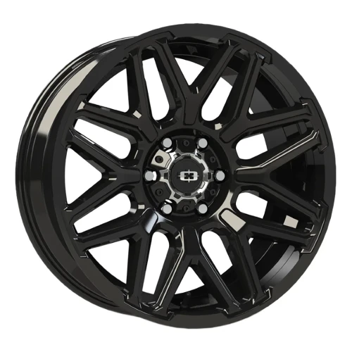 22" Vision 305 Rekluse Gloss Black 22x10 Wheel 5x5 (5x127) -19mm For Jeep Rim