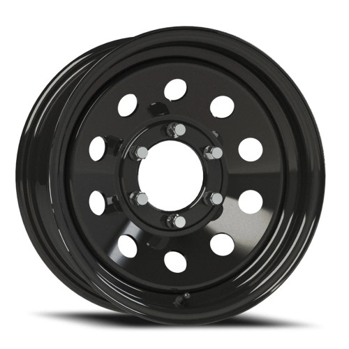 16" Vision JG70 Black 16x6 Wheel 6x5.5 (6x139.7) 0mm Trailer Rim
