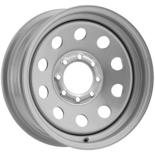Set 4 16" Vision JG70 Silver 16x6 Wheels 8x6.5 (8x165.1) 0mm Trailer Rims