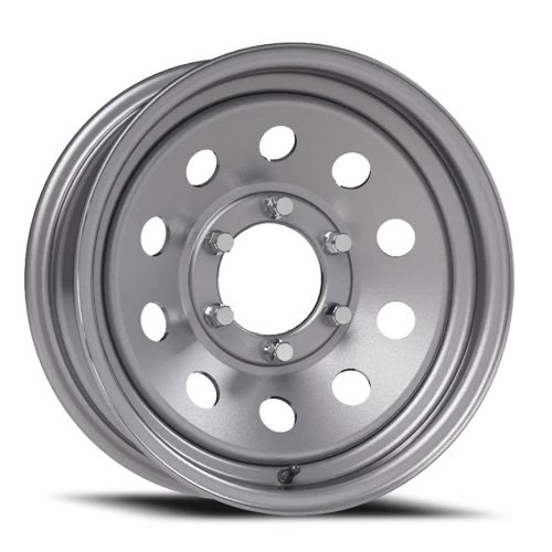 15" Vision JG70 Silver 15x6 Wheel 6x5.5 (6x139.7) 0mm Trailer Rim