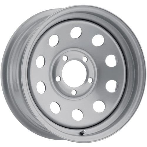 Set 4 14" Vision JG70 Silver 14x5.5 Wheels 5x4.5 (5x114.3) 0mm Trailer Rims