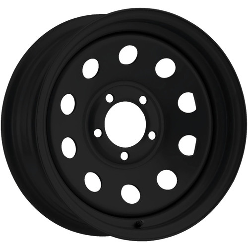 Set 4 13" Vision JG70 Black 13x4.5 Wheels 5x4.5 (5x114.3) 0mm Trailer Rims